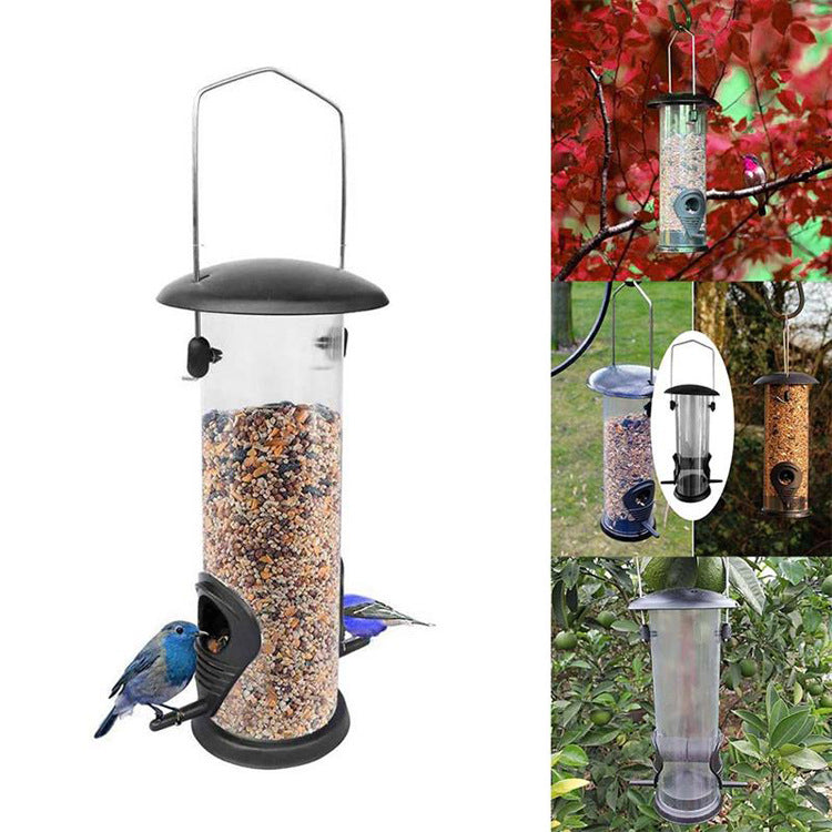 Comedero Colgante para Pájaros al Aire Libre - Dispensador Automático
