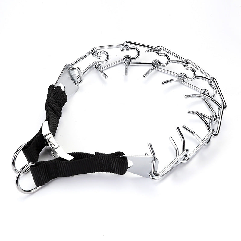 Collar de Cadena de Hierro para Adiestramiento Canino - Ajustable