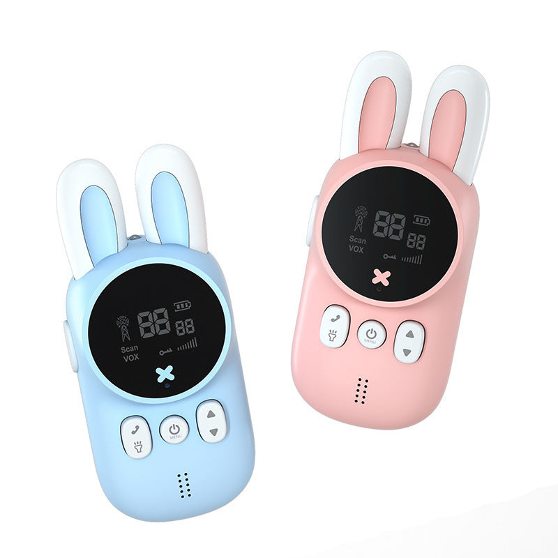 Walkie-Talkie Infantil Conejo - Comunicador Inalámbrico de Mano