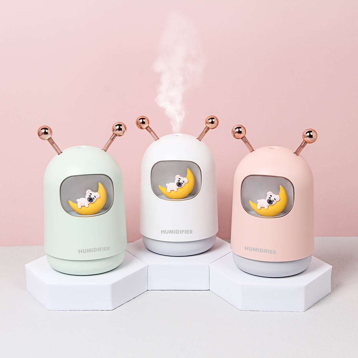 Humidificador Mini USB con Diseño de Mascota - Niebla Densa para Auto y Hogar