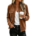 ¡Chaqueta Retro Suede-Velvet: Tu Estilo Vintage!