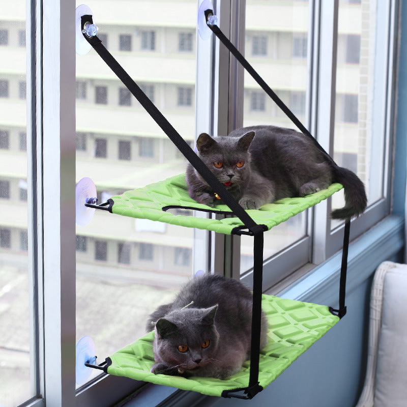Hamáca Cama de Ventana para Gatos - Percha Descanso Interior