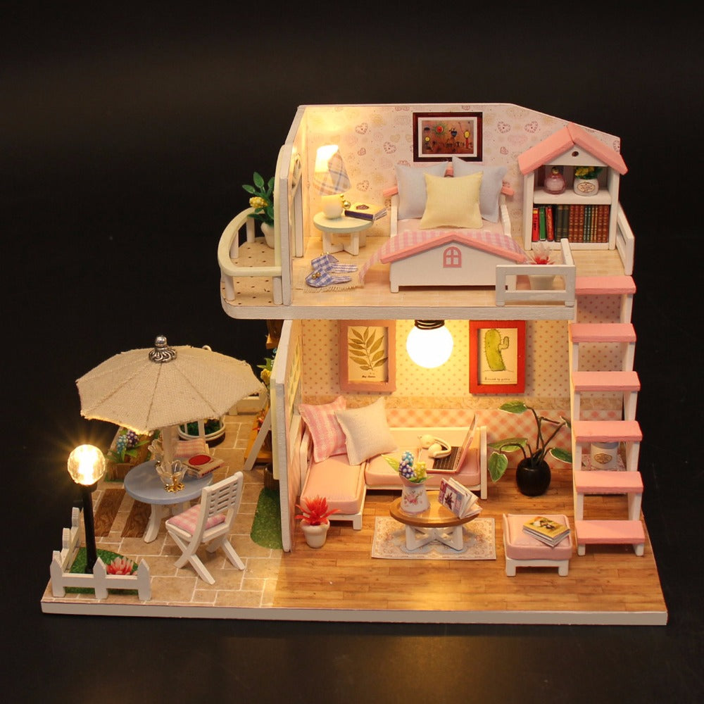 Casita de Cristal Decorativa - Mini Casa de Vidrio