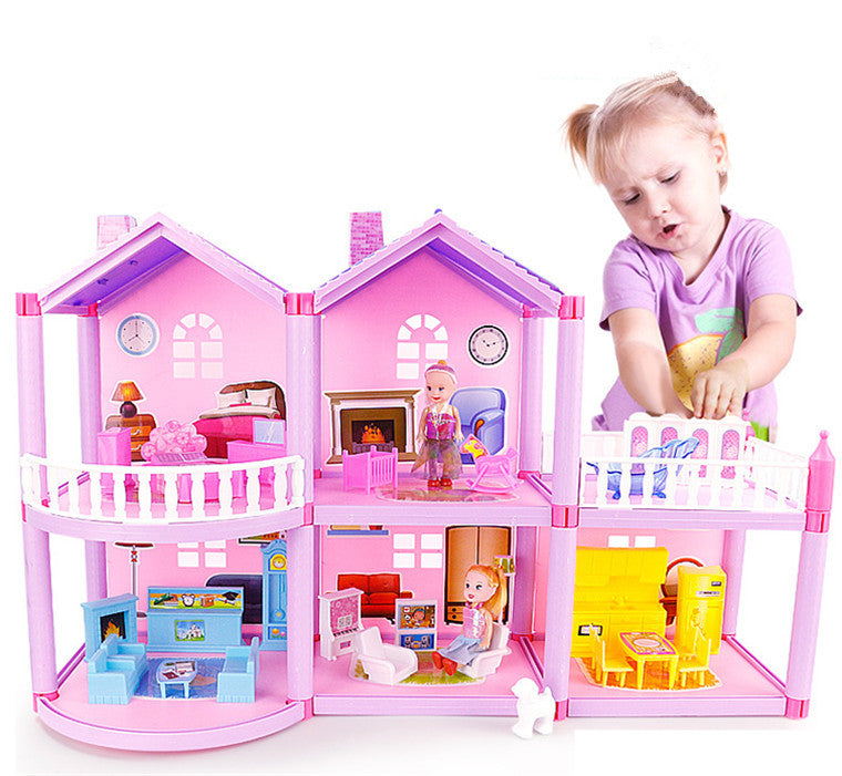 Casa de Muñecas Villa DIY para Armar - Casa Miniatura Ensamblable