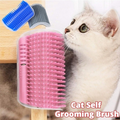 Cepillo Autolimpiante para Gatos - Dispositivo de Rascado de Pared