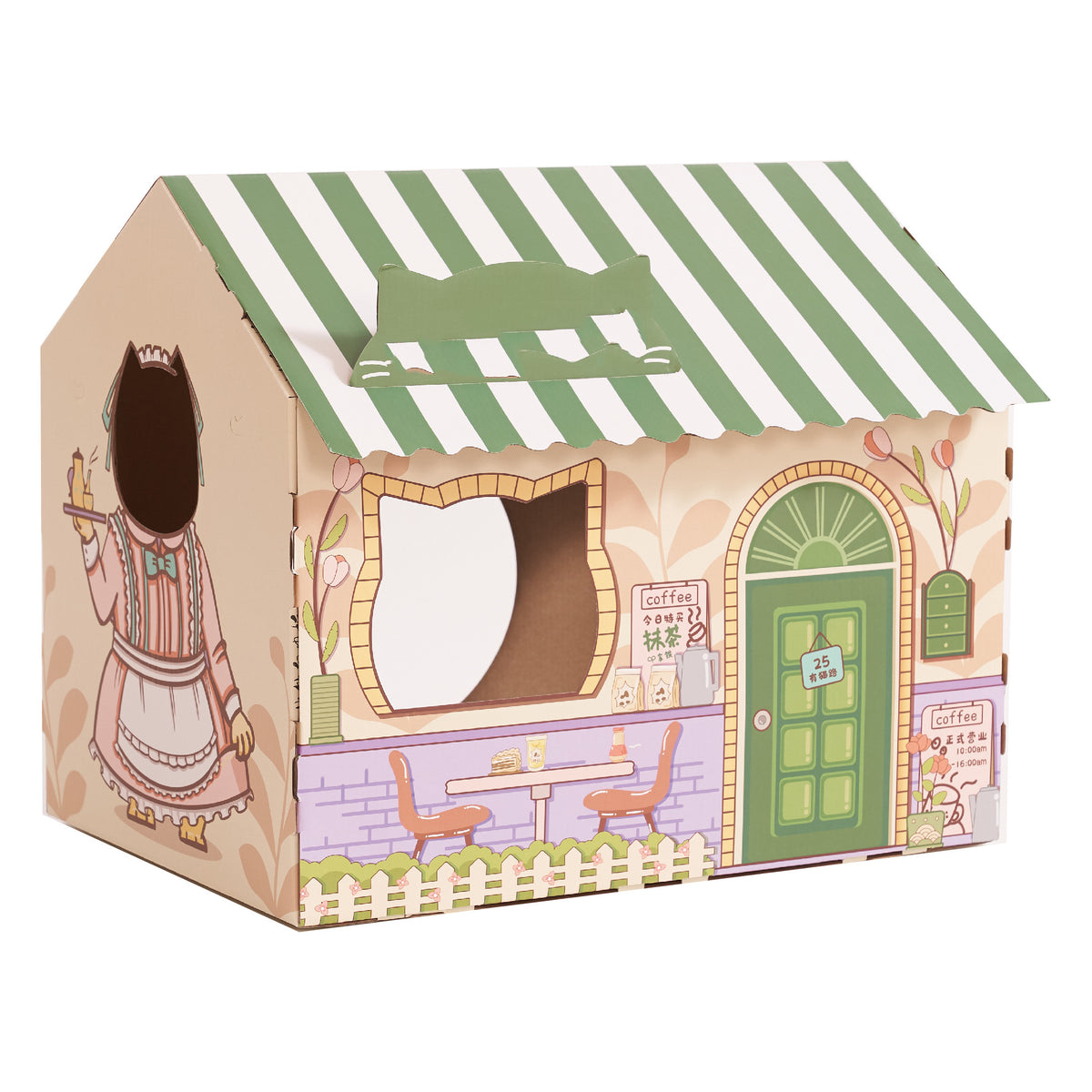 Casa Rascador para Gatos - Nido Acogedor tipo Cueva