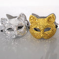 Máscara Gato Brillante para Fiesta