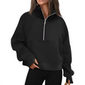 Jersey Fleece Suave Medio Cremallera