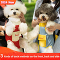 Bolso Bandolera Portátil para Mascotas - Mochila Frontal Transpirable