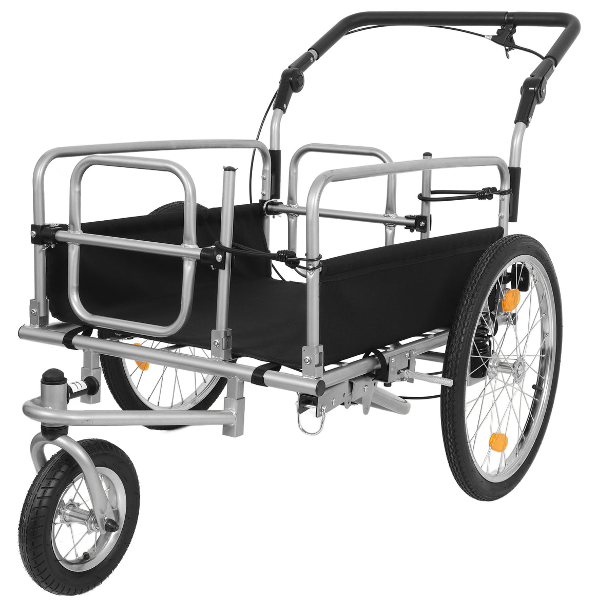 Remolque de Carga 3 en 1 para Bicicleta - Compatible con E-Bike, 110 lb