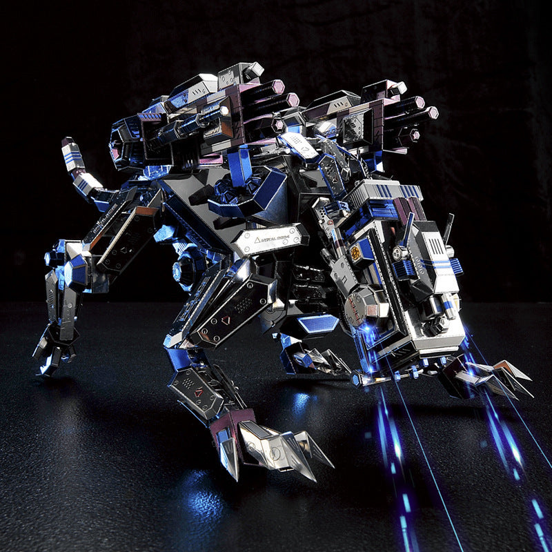 Puzzle Mecánico de Perro en Metal - Rompecabezas Creativo 3D