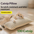 Almohada Rascador con Catnip para Gatos - Juguete Antiestrés Felino
