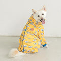 Impermeable con Capucha para Perro - Diseño Cuatro Patas